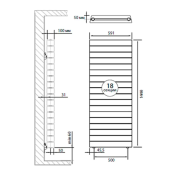 Радиатор биметаллический Royal Thermo PianoForte Tower Bianco Traffico (18 секций) боковое подключение- купить в Центре сантехники Ундина, г. Саранск