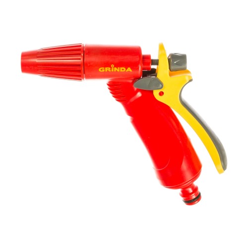 Распылитель GRINDA поливочный пластиковый, тип пистолет, регулируемое сопло (427361) 