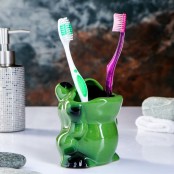 Стакан для зубных щеток "Лягушка" - купить в Центре сантехники Ундина, г. Саранск